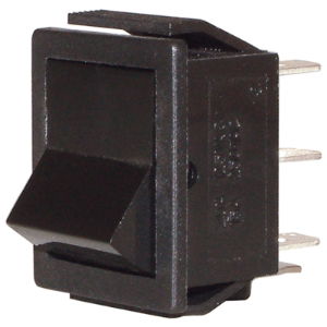DPDT Rocker Switch 27x22 mm, 6 Tags, 15A