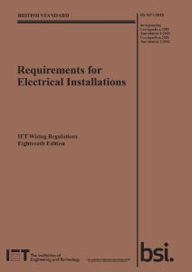 IET Wiring Regulations | 18th Edition Brown 2022