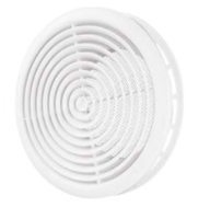 100mm Round Ceiling Diffuser White