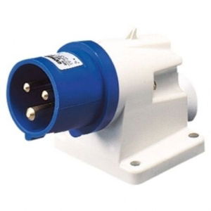 Gewiss 16 Amp 2 Pin + Earth Blue 230 Volt IP44 Angled 90 Deg