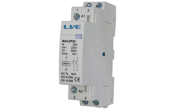 2 Pole 20A AC contactor