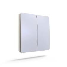 2 Gang Wireless Kinetic Switch (white body)