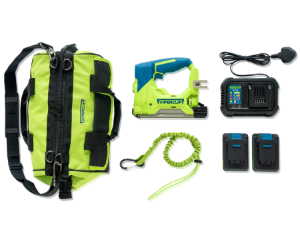 ViperClip Staple Gun Pack (with tool bag, lanyard, charger and 2 batteries)