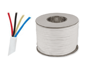 4 Core Alarm Cable White (100m Drum)