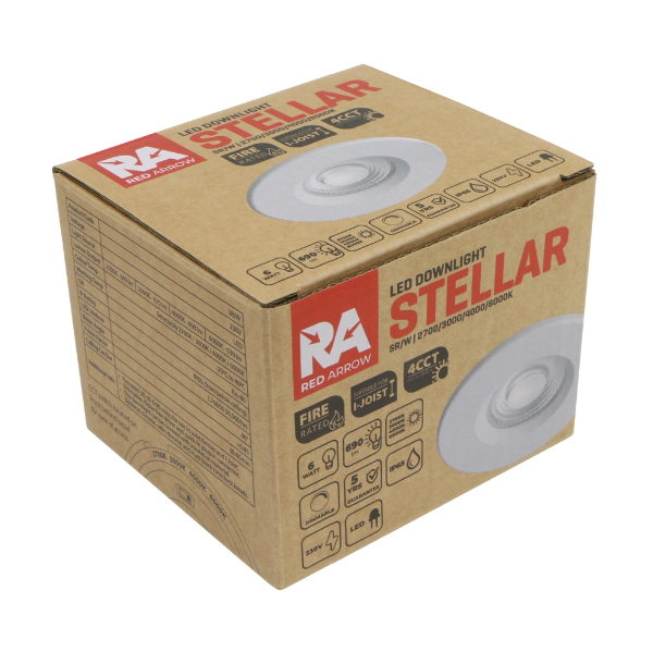 Stellar Fire Rated Downlight 6W 3CCT