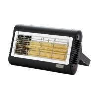 1.5kw infra red heater IP Rated